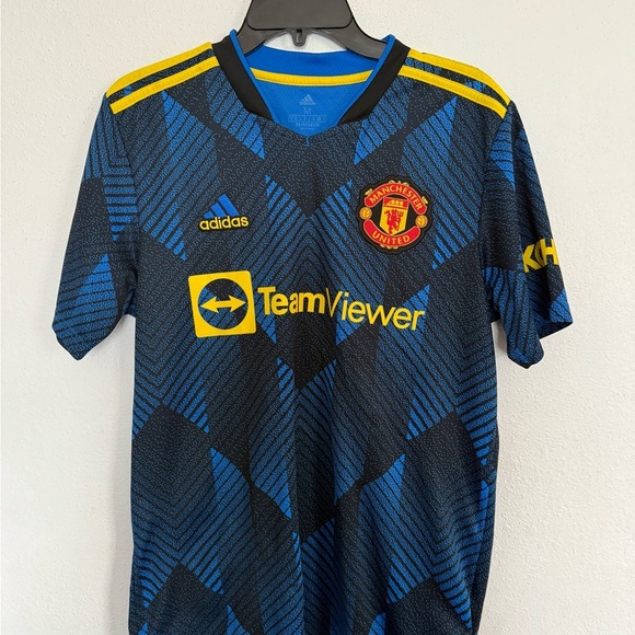 adidas Other - Adidas Manchester United Blue and Yellow Jersey